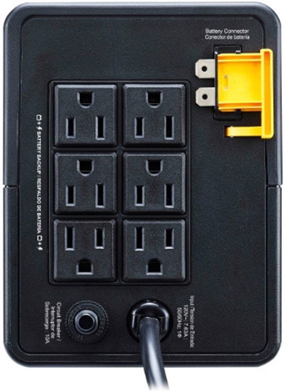 APC Back-UPS 1600VA, 120V, AVR, NEMA SOCKETS