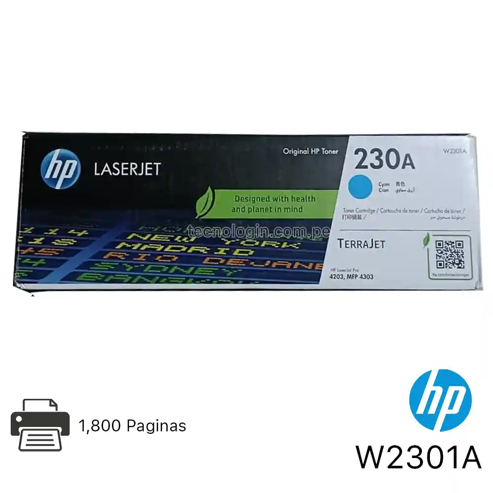 Toner-HP-W2301A-230A-Cyan